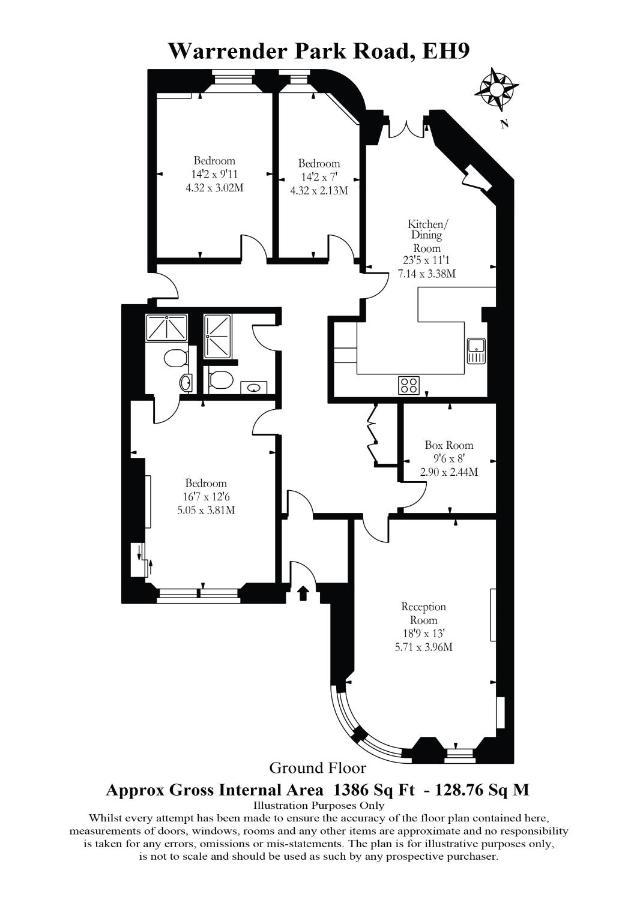 Stylish 3-Bedroom Edinburgh City Getaway Экстерьер фото